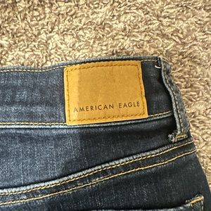 Womens 00 denim shorts, american eagle